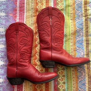 Ariat Red Cowboy Boots